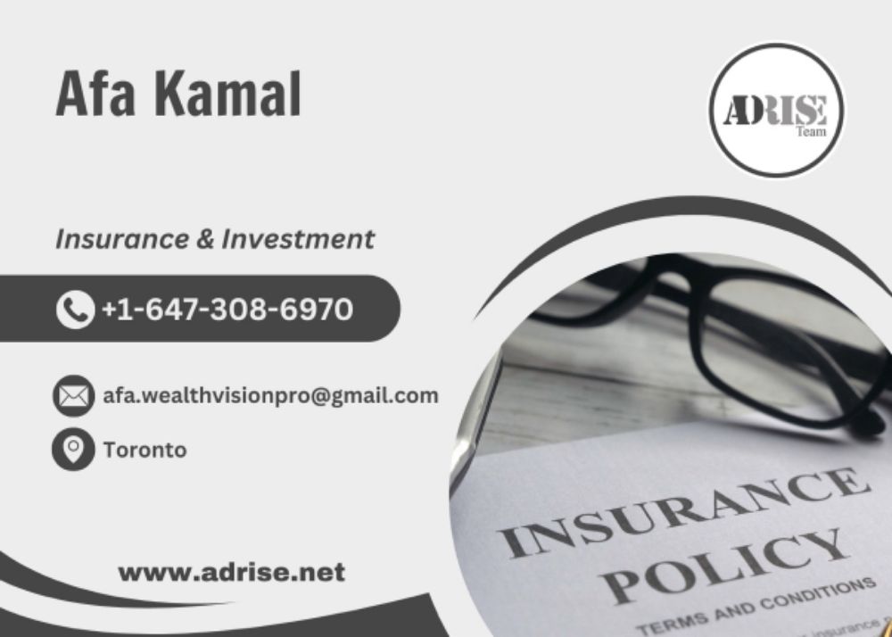 Afa Kamal INSURANCE & INVESTMENT SERVICES Toronto (GTA)