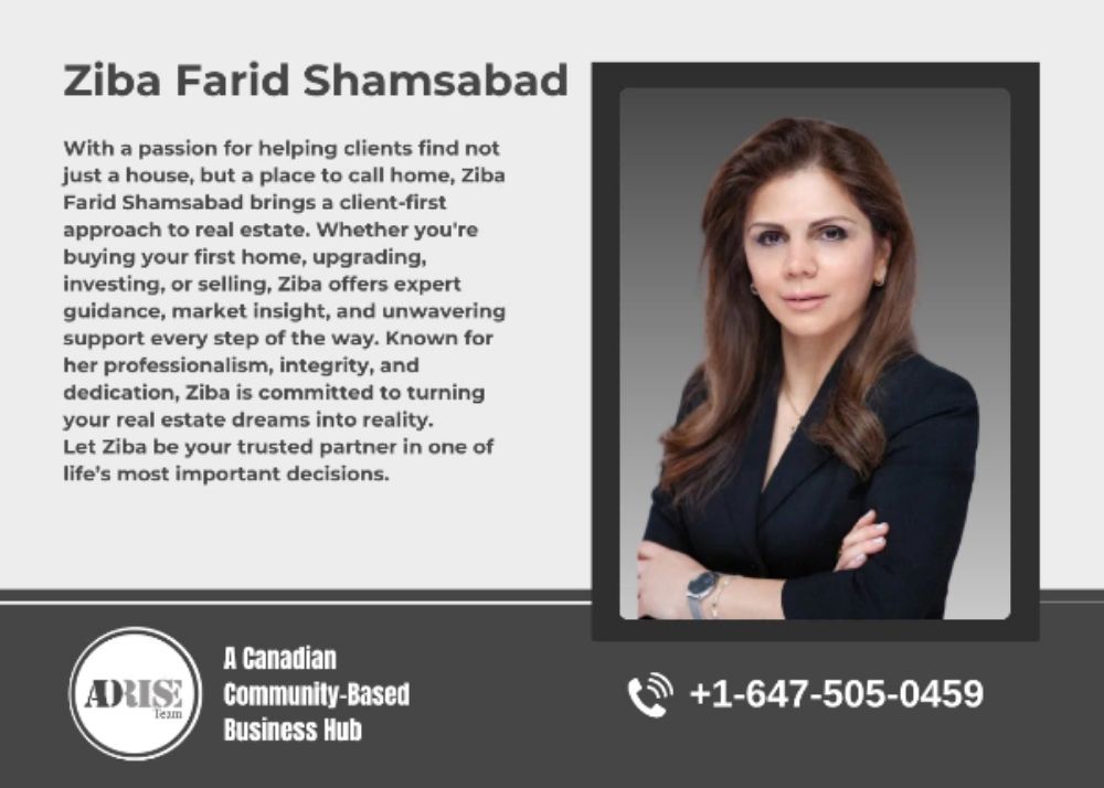 Ziba Farid Shamsabad REAL ESTATE BROKERS & AGENTS Toronto (GTA)