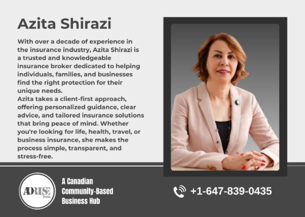 Azita Shirazi INSURANCE & INVESTMENT SERVICES Toronto (GTA)