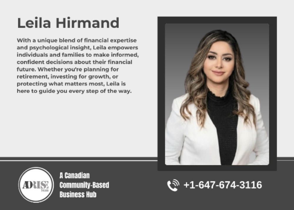 Leila Hirmand INSURANCE & INVESTMENT SERVICES Toronto (GTA)