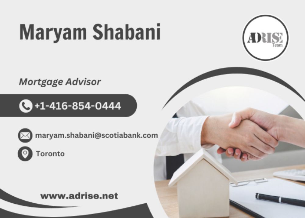 Maryam Shabani MORTGAGE BROKERS & AGENTS Toronto (GTA)