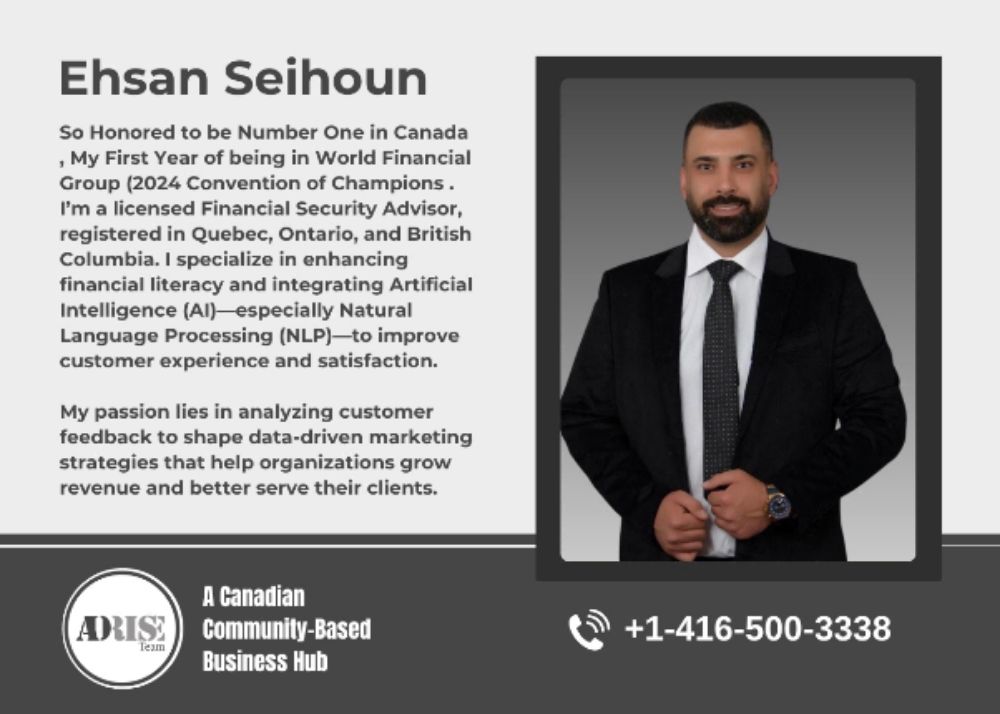 EHSAN SEIHOUN INSURANCE & INVESTMENT SERVICES Toronto (GTA)