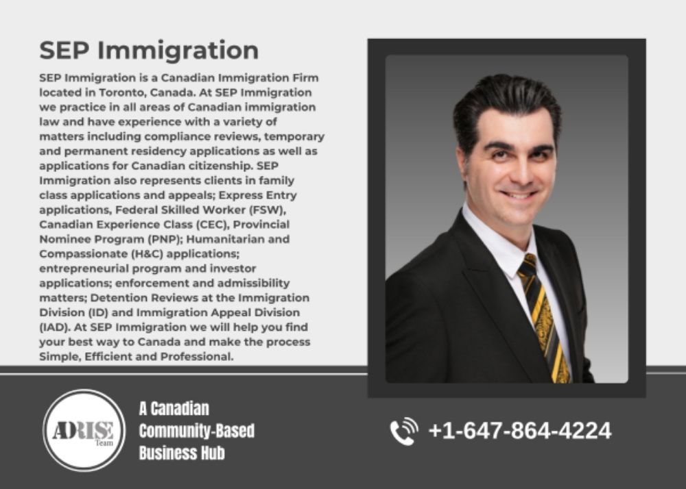 SEP Immigration IMMIGRATION CONSULTANT & SERVICES Toronto (GTA)