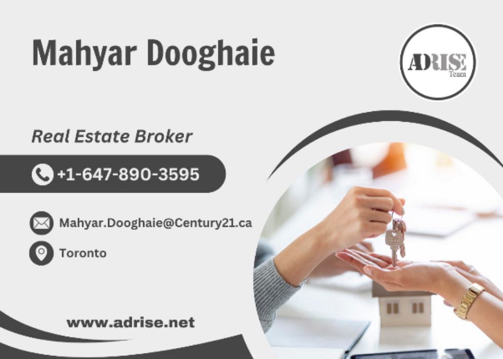 Mahyar Dooghaie REAL ESTATE BROKERS & AGENTS Toronto (GTA)