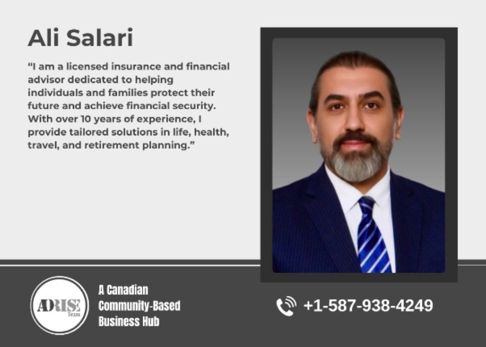 Ali Salari- Insurance & Financial Services INSURANCE & INVESTMENT SERVICES Toronto (GTA)