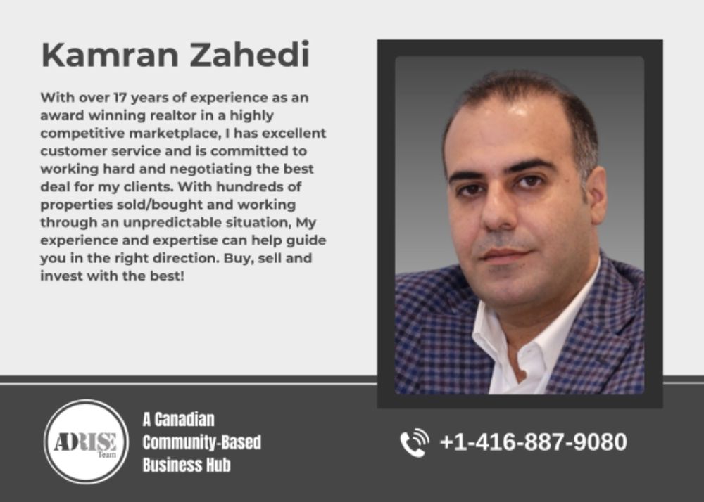 KAMRAN ZAHEDI REAL ESTATE BROKERS & AGENTS Toronto (GTA)