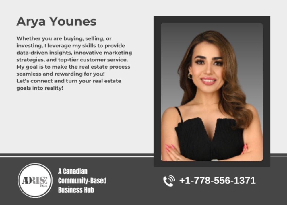 Arya Younes REAL ESTATE BROKERS & AGENTS Vancouver