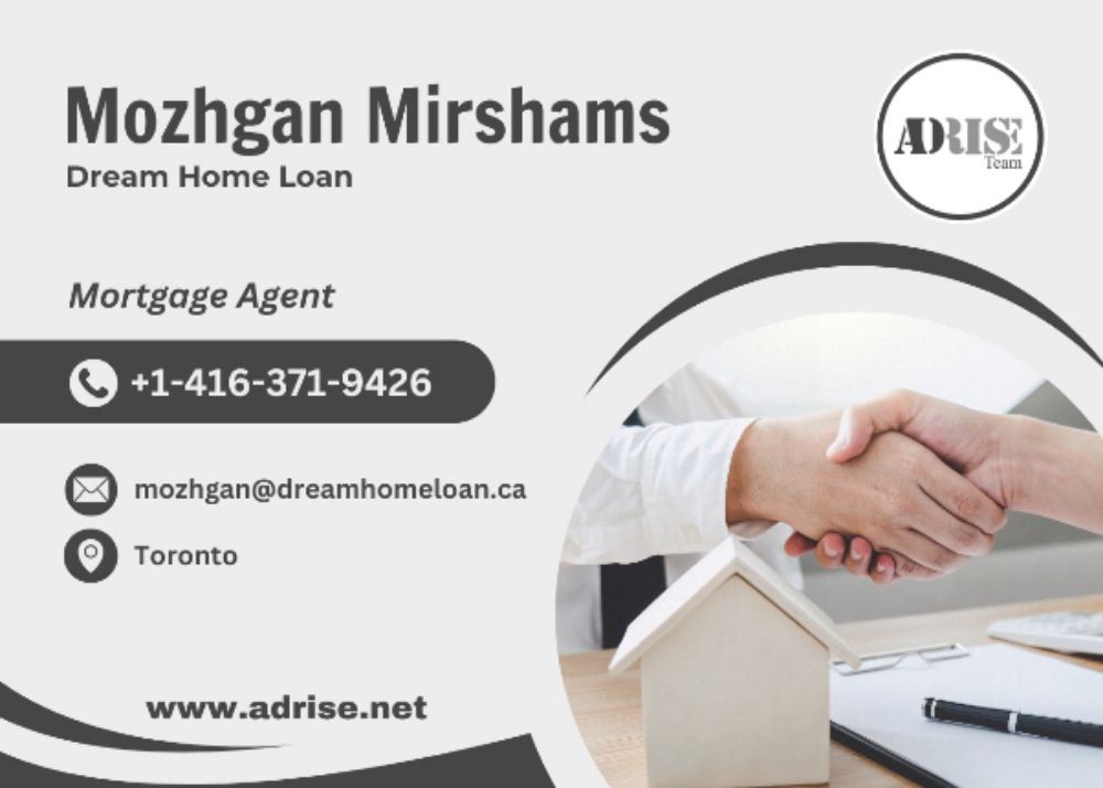 Mozhgan Mirshams MORTGAGE BROKERS & AGENTS Toronto (GTA)