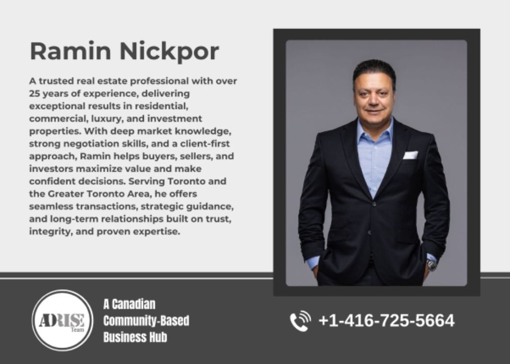 Real Estate Services By Ramin REAL ESTATE BROKERS & AGENTS Toronto (GTA)