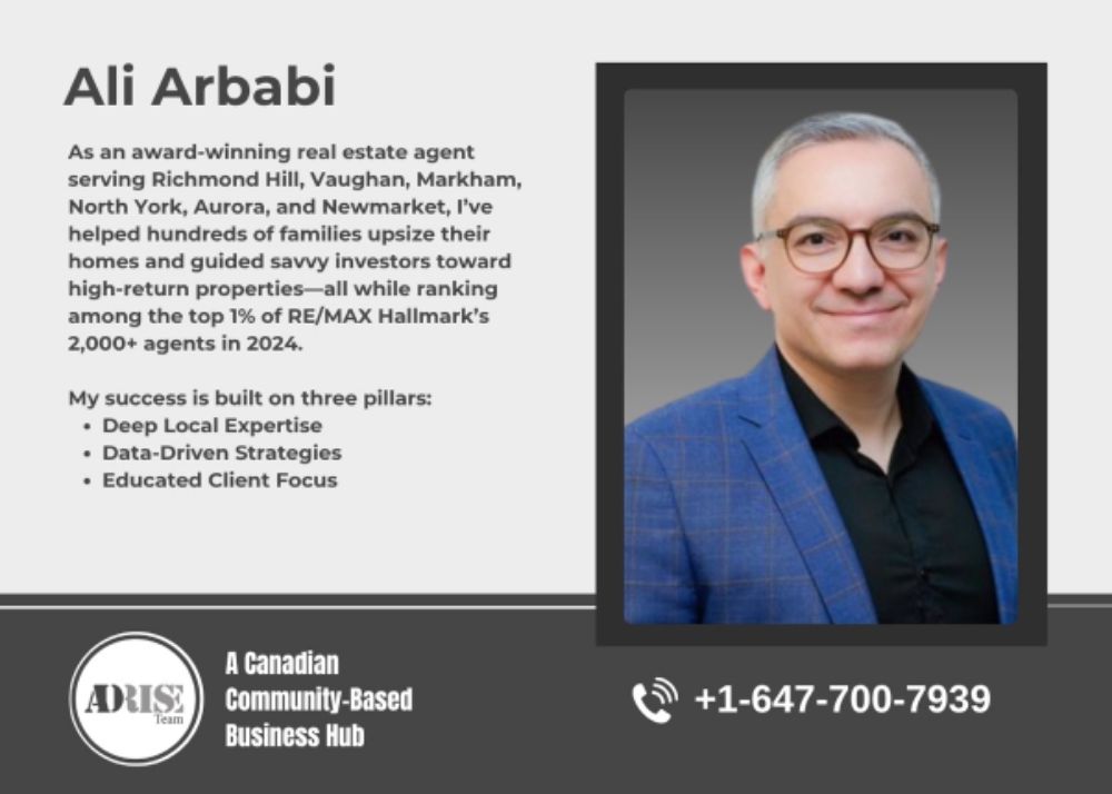 Ali Arbabi REAL ESTATE BROKERS & AGENTS Toronto (GTA)