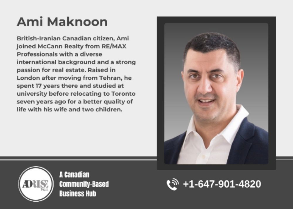 Ami Maknoon - Real Estate REAL ESTATE BROKERS & AGENTS Toronto (GTA)