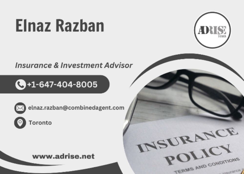 Elnaz Razban INSURANCE & INVESTMENT SERVICES Toronto (GTA)