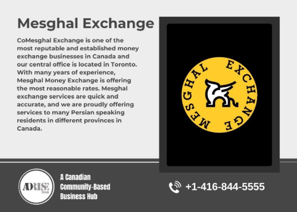 Mesghal Exchange CURRENCY EXCHANGE Toronto (GTA)