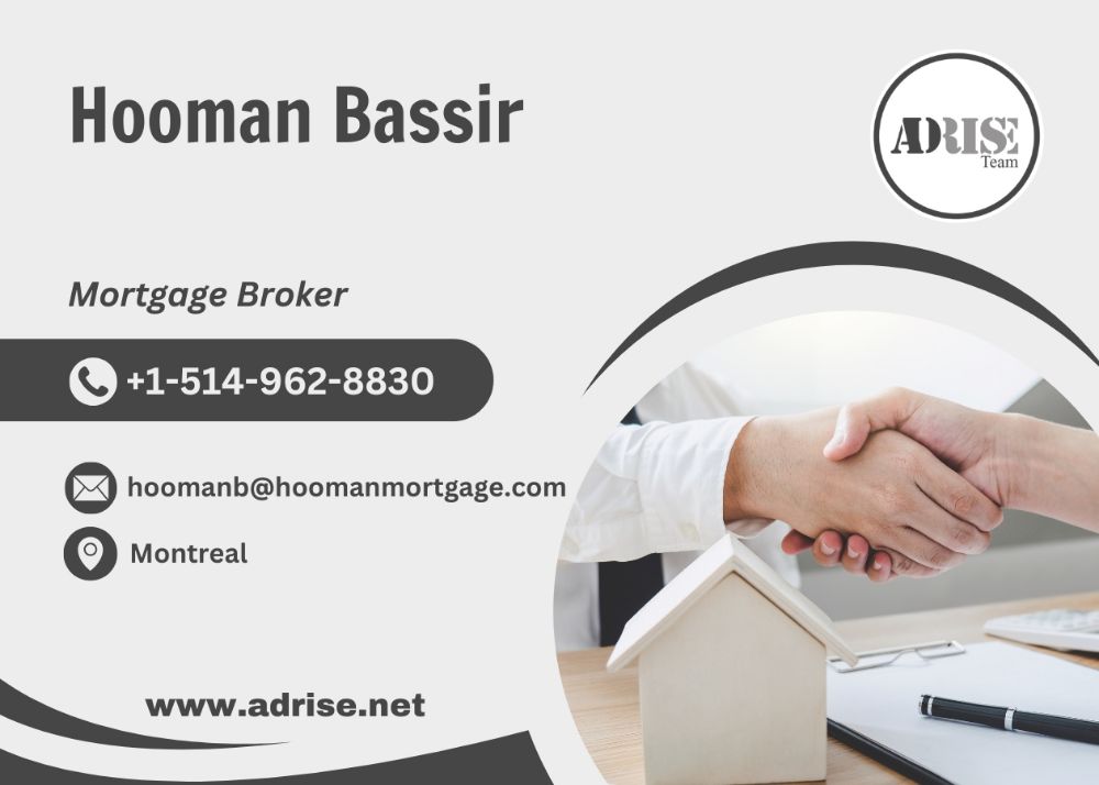 Hooman Bassir MORTGAGE BROKERS & AGENTS Montreal