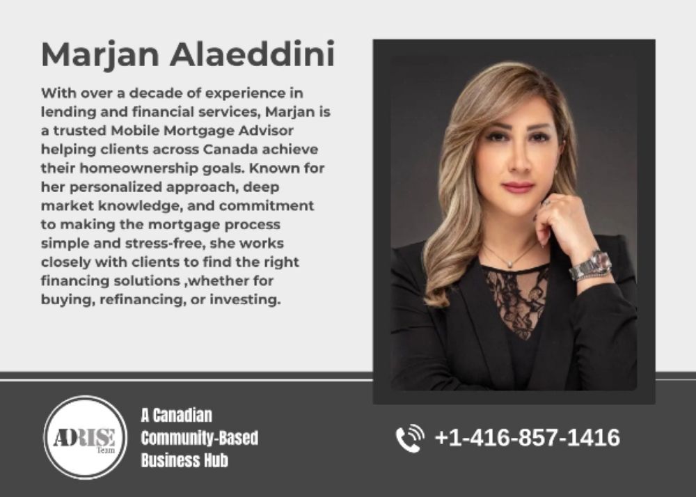 Marjan MJ Mortgage MORTGAGE BROKERS & AGENTS Toronto (GTA)