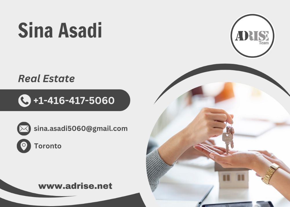 Sina Asadi REAL ESTATE BROKERS & AGENTS Toronto (GTA)