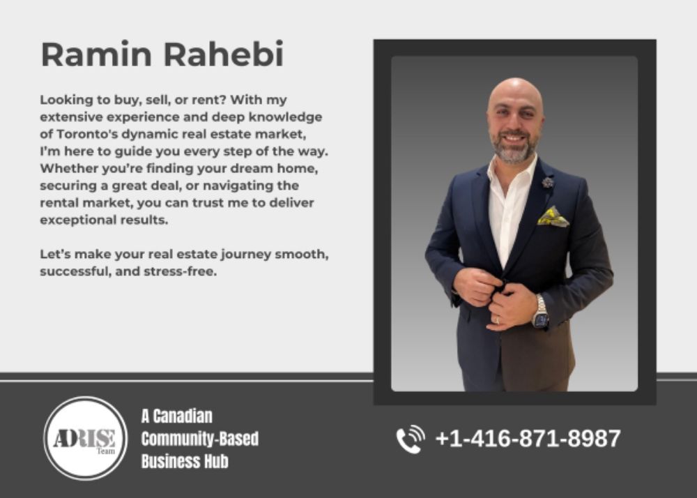 Ramin Rahebi REAL ESTATE BROKERS & AGENTS Toronto (GTA)