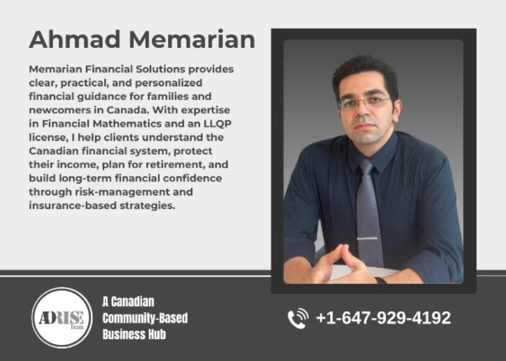 Memarian Financial Solutions INSURANCE & INVESTMENT SERVICES Toronto (GTA)