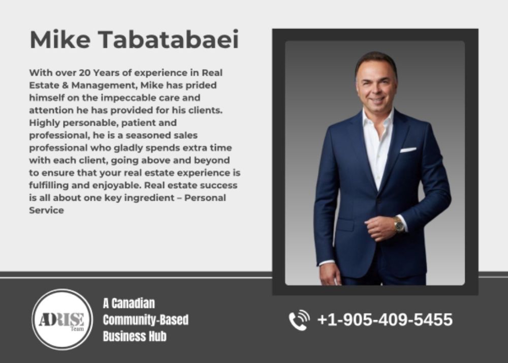 Mike Tabatabaei REAL ESTATE BROKERS & AGENTS Toronto (GTA)