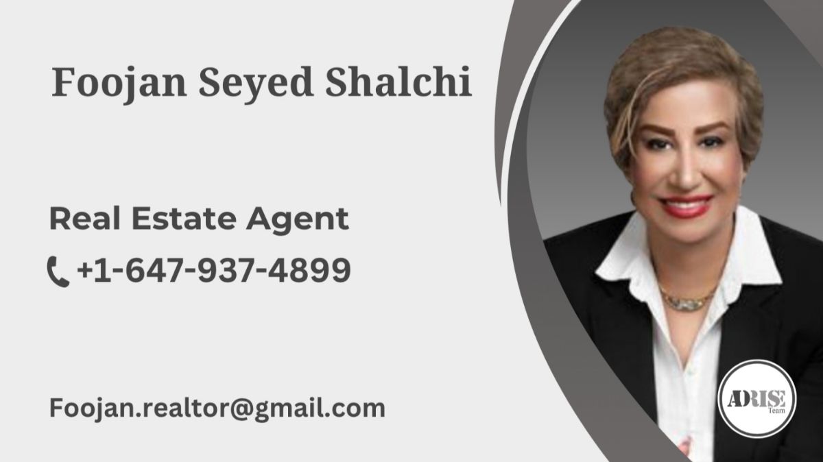 Foojan Shalchi REAL ESTATE BROKERS & AGENTS Toronto (GTA)
