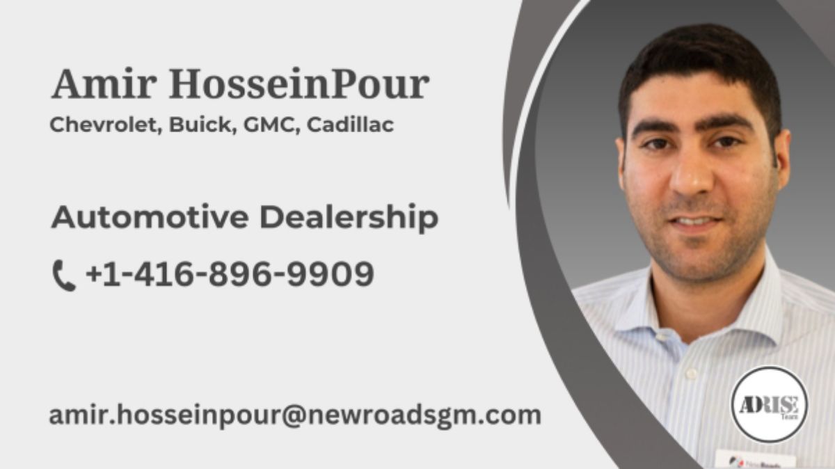Amir HosseinPour BUY & SELL- LEASE & FINANCE- LEASE TRANSFER-LOAN & FINANCE Toronto (GTA)