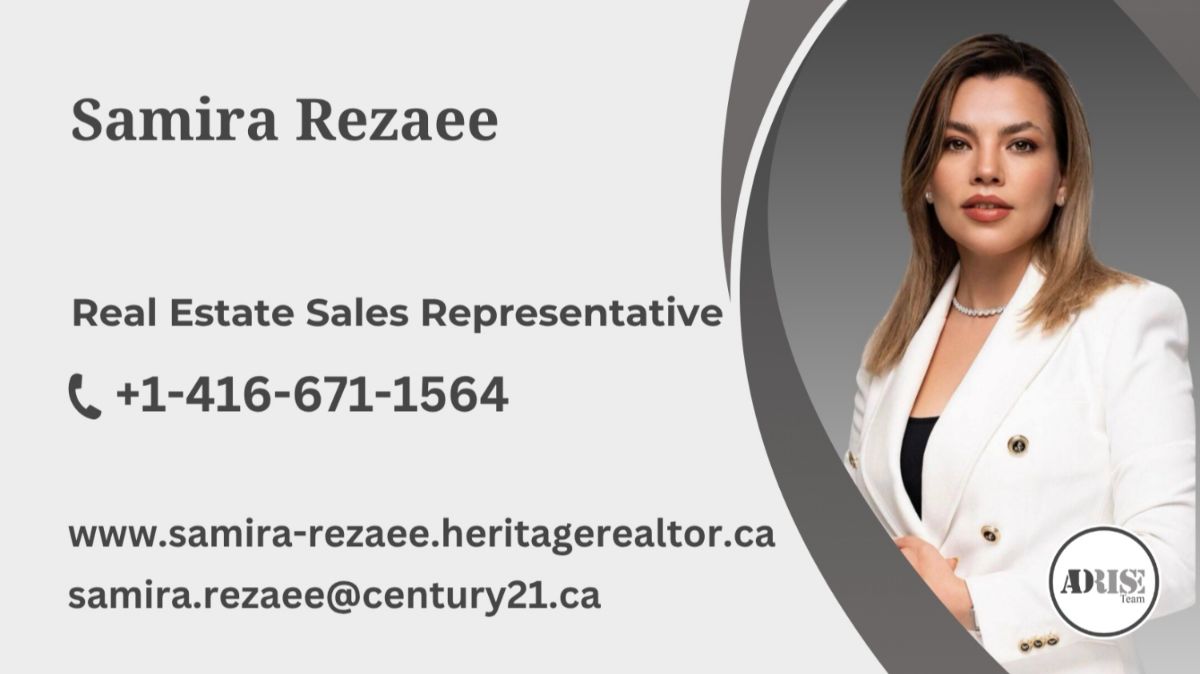 Samira Rezaee REAL ESTATE BROKERS & AGENTS Toronto (GTA)