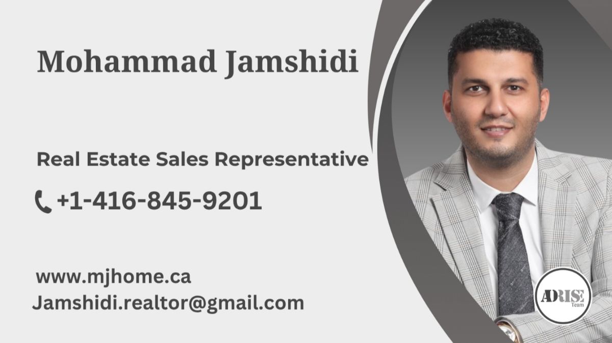 Mohammad Jamshidi  REAL ESTATE BROKERS & AGENTS Toronto (GTA)