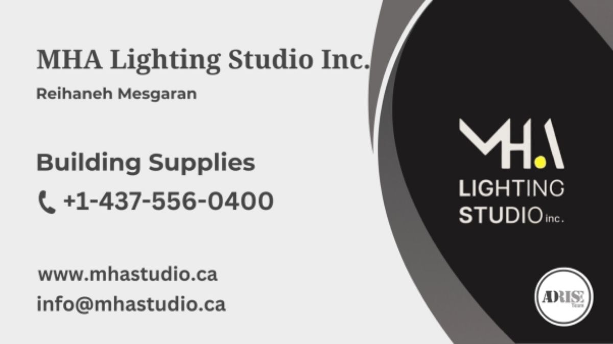 MHA Lighting Studio Inc. BUILDING SUPPLIES Toronto (GTA)