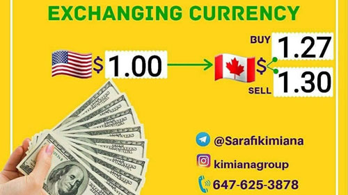 Kimiana Exchange CURRENCY EXCHANGE Toronto (GTA)