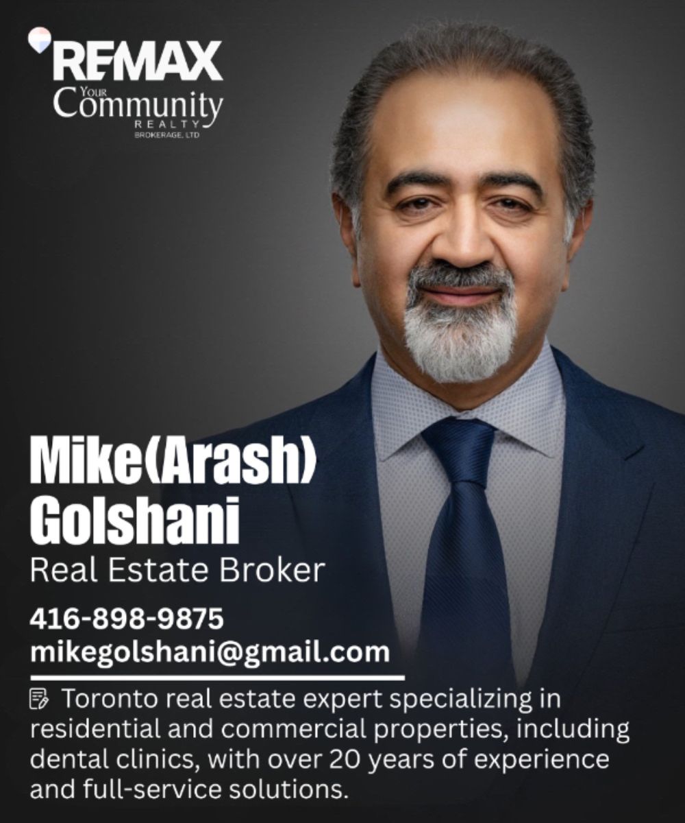 Mike(Arash) Golshani REAL ESTATE BROKERS & AGENTS Toronto (GTA)