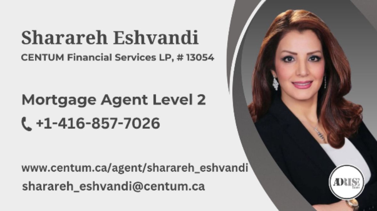 Sharareh  Eshvandi  MORTGAGE BROKERS & AGENTS Toronto (GTA)