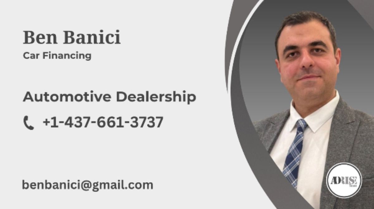 Ben Banici BUY & SELL- LEASE & FINANCE- LEASE TRANSFER-LOAN & FINANCE Toronto (GTA)