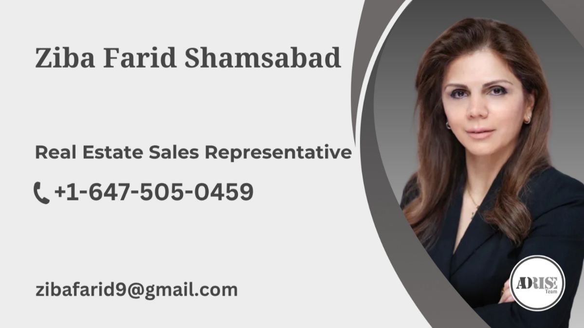 Ziba Farid Shamsabad REAL ESTATE BROKERS & AGENTS Toronto (GTA)