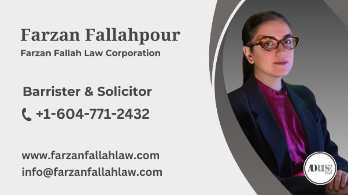 Farzan Fallah Law Corporation   LAWYER & PARALEGAL SERVICES Vancouver