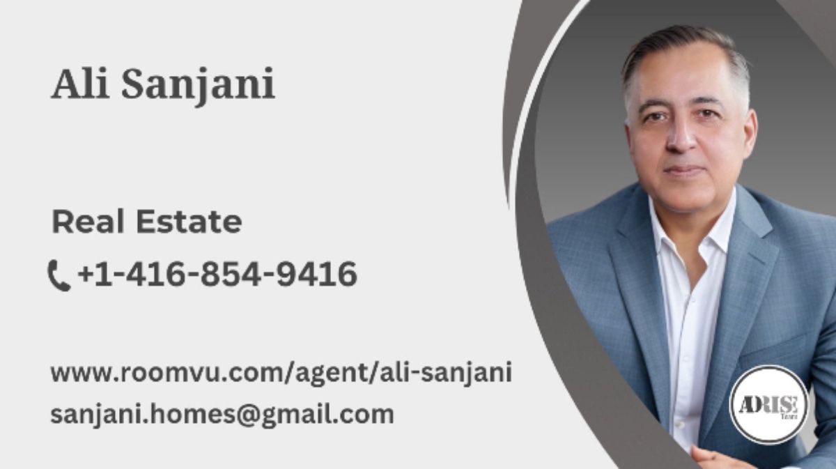 Ali Sanjani REAL ESTATE BROKERS & AGENTS Toronto (GTA)