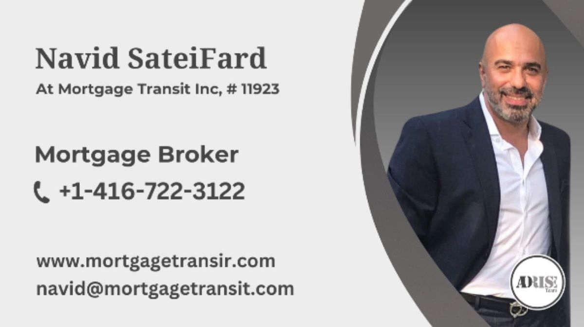 Navid SateiFard MORTGAGE BROKERS & AGENTS Toronto (GTA)