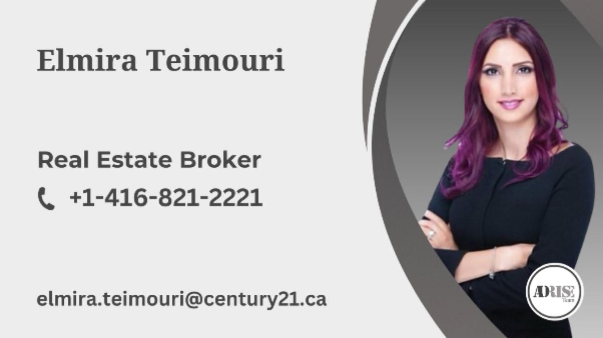 Elmira Teimouri REAL ESTATE BROKERS & AGENTS Toronto (GTA)