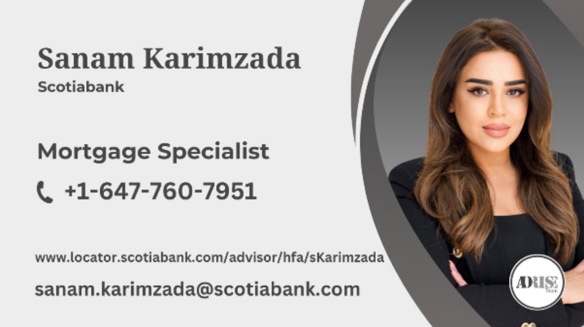 Sanam Karimzada  MORTGAGE BROKERS & AGENTS Toronto (GTA)