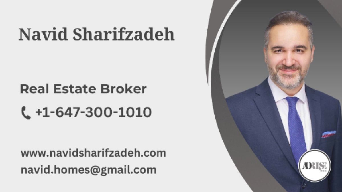 Navid Sharifzadeh, Toronto Real Estate Broker REAL ESTATE BROKERS & AGENTS Toronto (GTA)